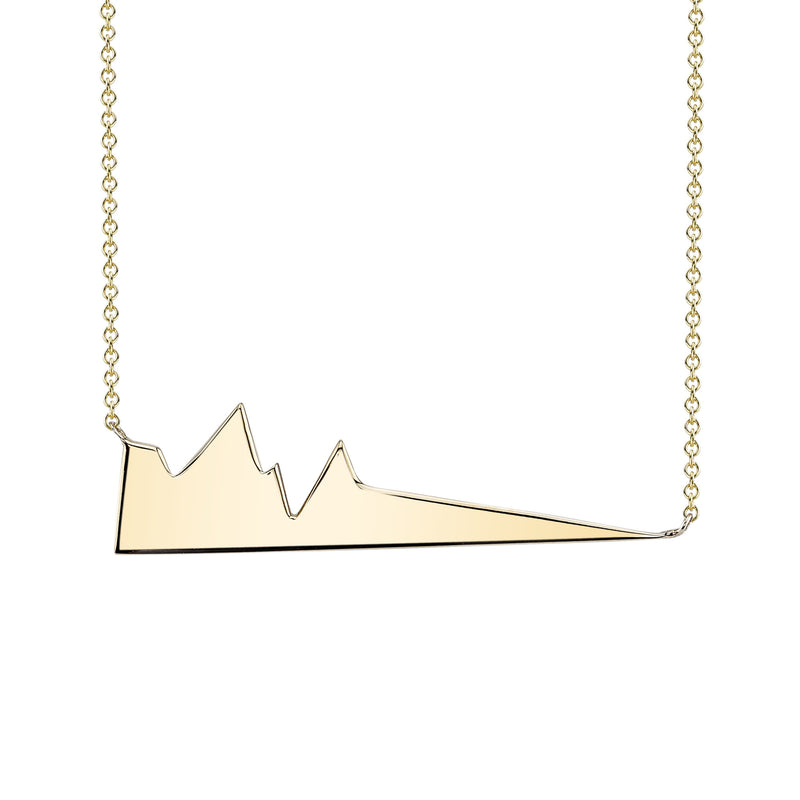 Solid Best Friend Heartbeat Necklace