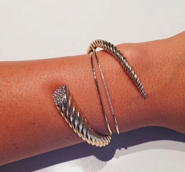 Solid Gold Thin Cuff