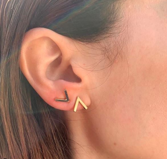 Gold Tip Earrings