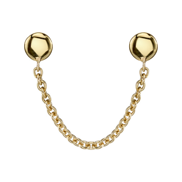 Single Thin Chain Earring