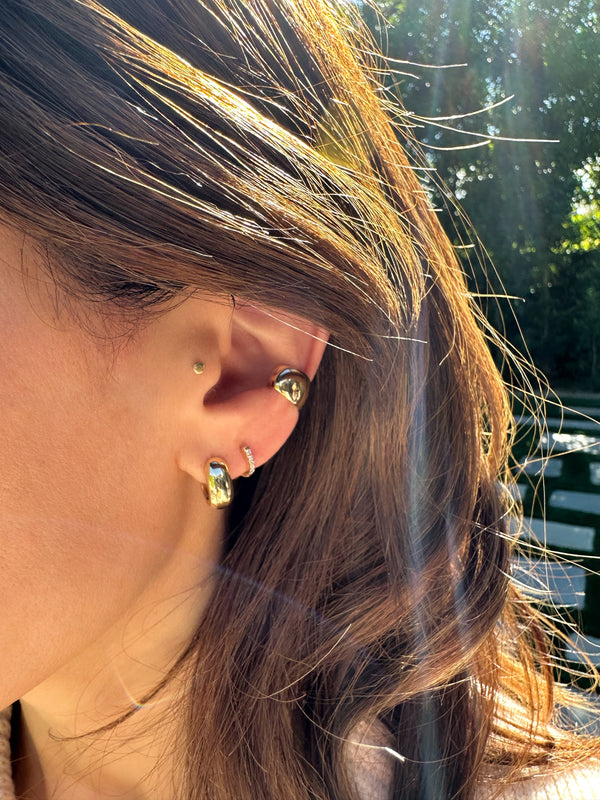 Gold Wide Ear Cuff