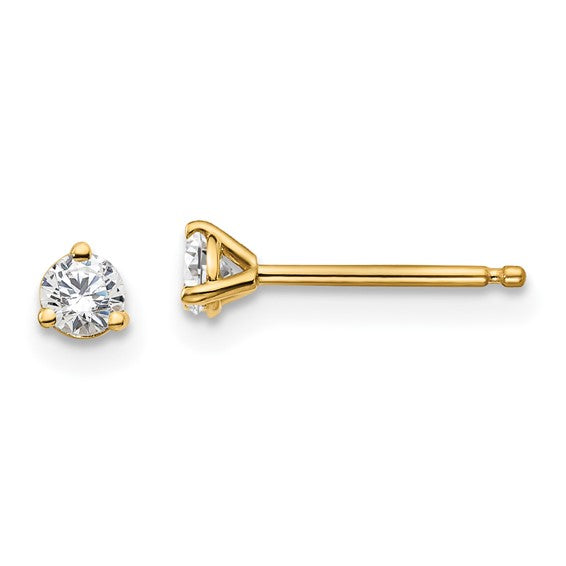 Mini Diamond Stud Earrings