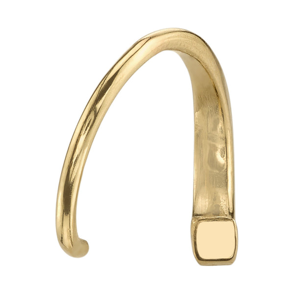 Gold Crossover Earring