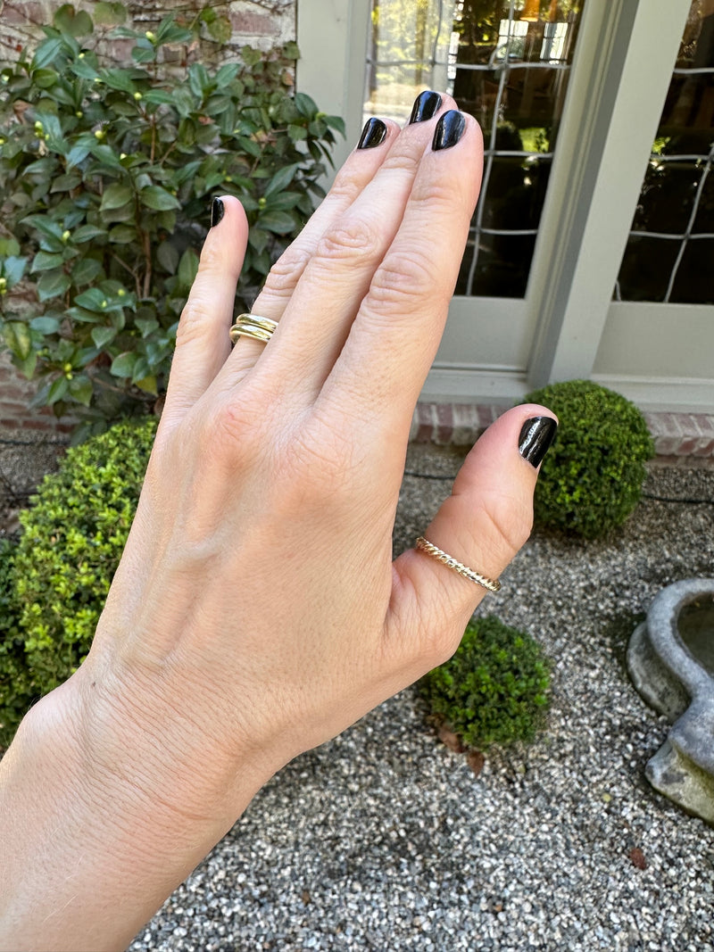 Thick Gold Rope Band