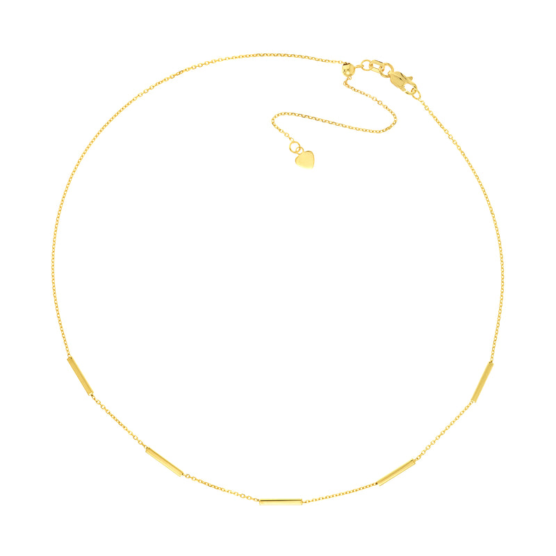 Gold Bar Adjustable Choker