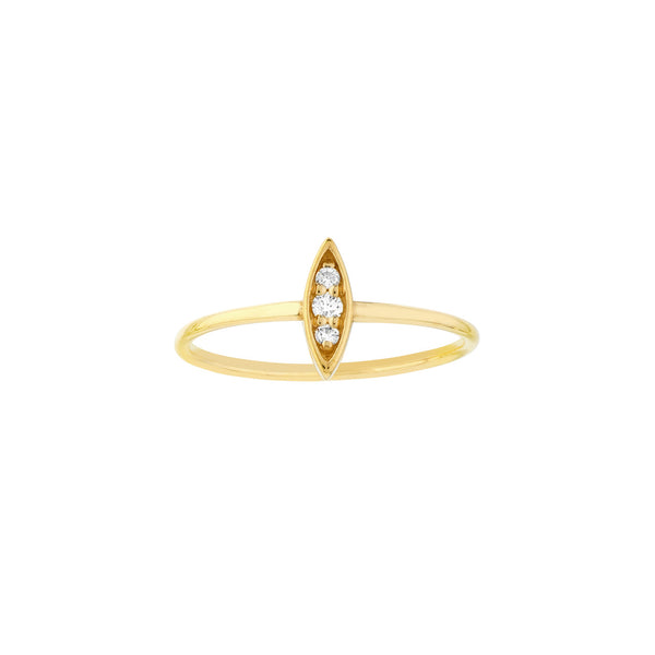 Marquis Diamond Cluster Ring