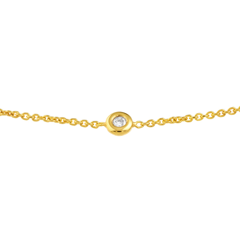 Adjustable Diamond Solitaire Bracelet (more shapes)