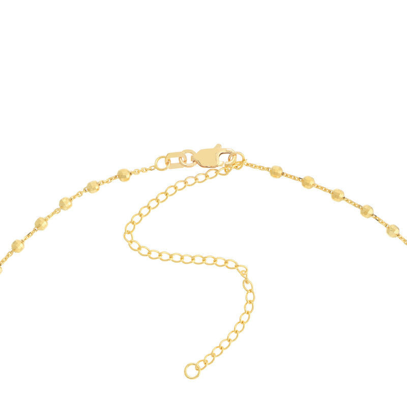 Gold Bead Station Choker