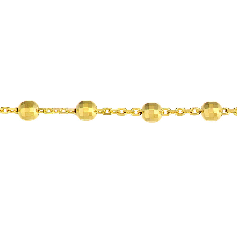 Disco Bead Station Bracelet