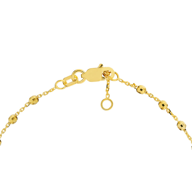 Disco Bead Station Bracelet