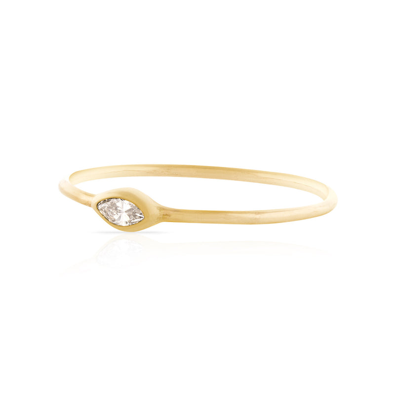 Marquis Cut Diamond Stackable Ring