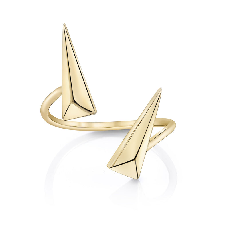 Double Pyramid Ring