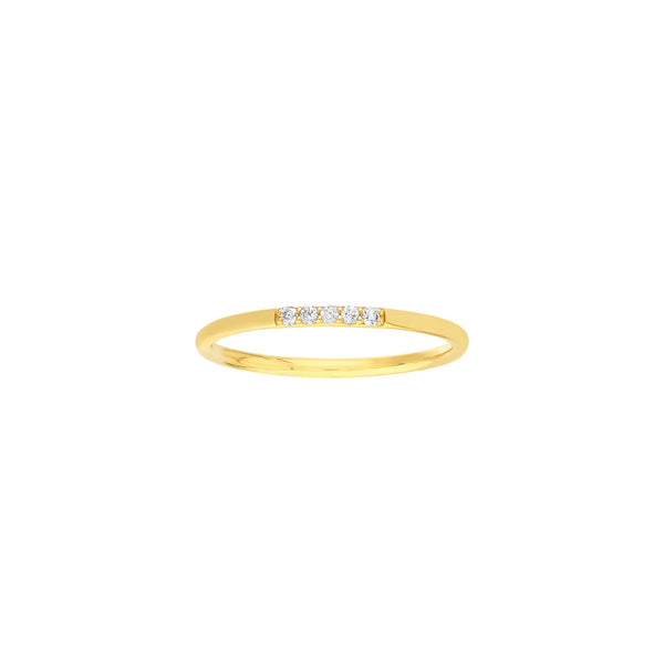 Diamond Line Ring