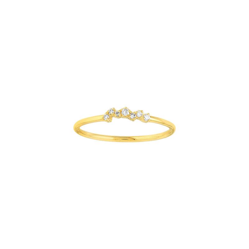 Diamond Cluster Ring