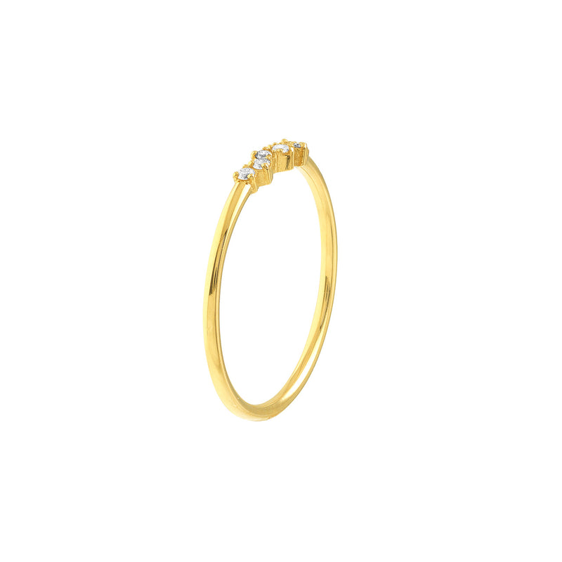 Diamond Cluster Ring