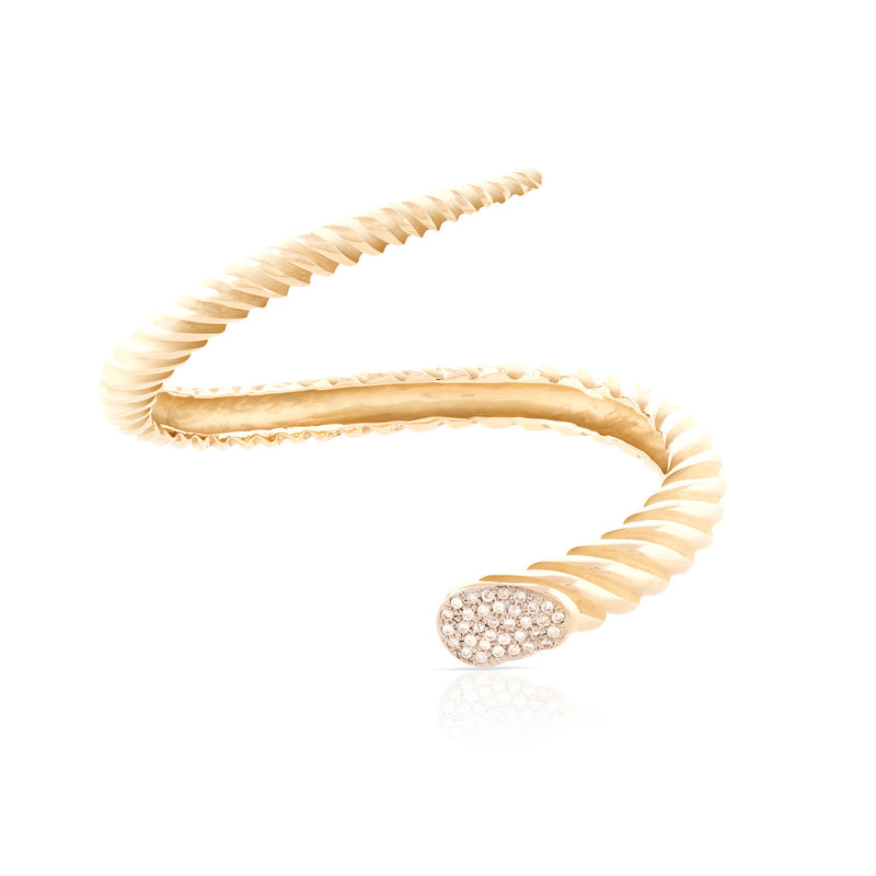 Pave Diamond Unicorn Cuff