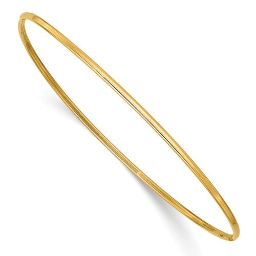 Gold Slip-on Bangle - 1.5mm
