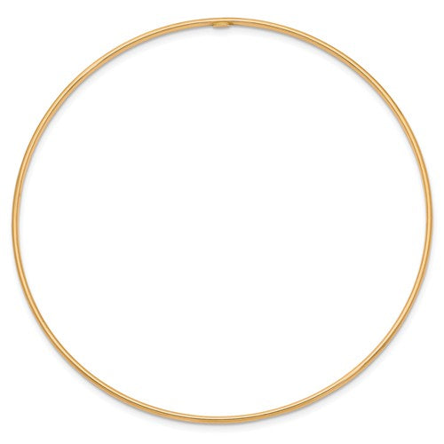 Gold Slip-on Bangle - 1.5mm