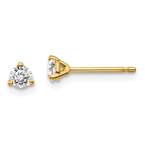 Diamond Stud Earrings - 1/2 Carat Total Weight