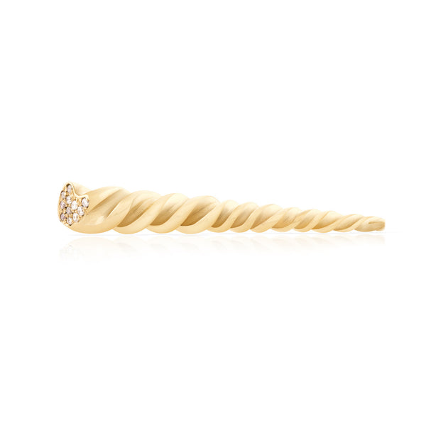 Pave Diamond Unicorn Earring