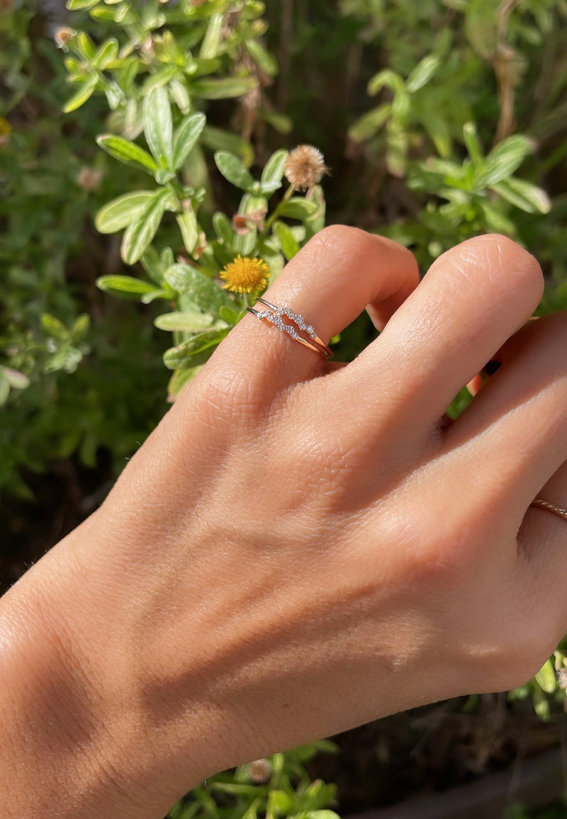 Diamond Cluster Ring