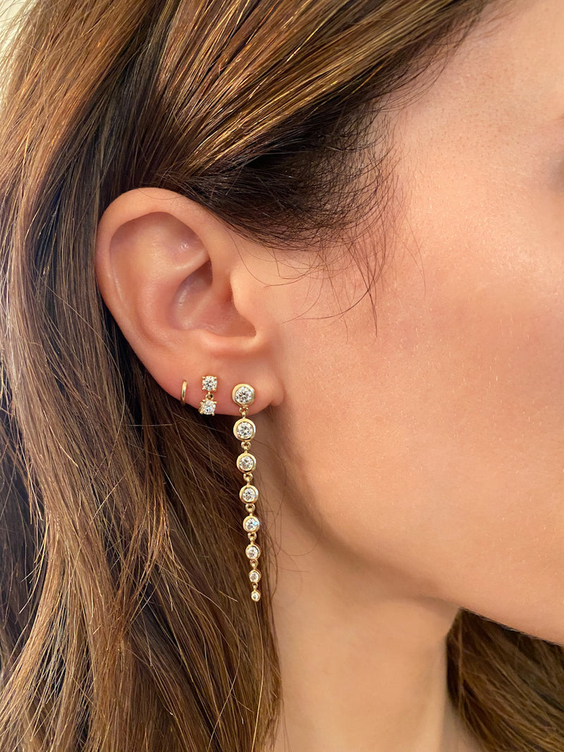 Diamond Waterfall Earrings