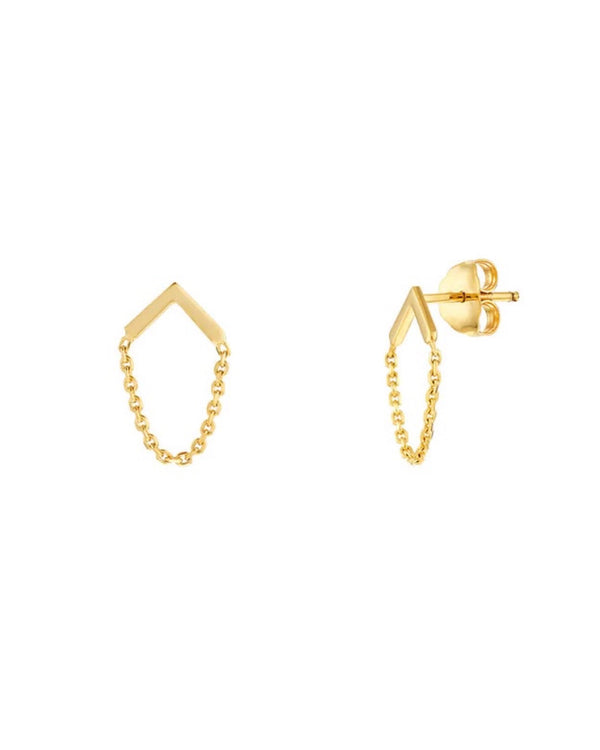 Chevron Chain Earrings